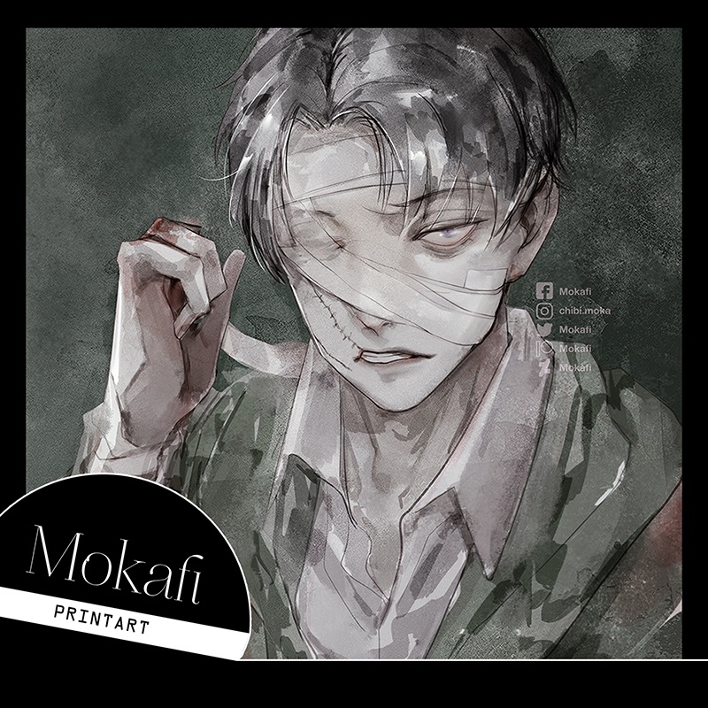 Tranh vẽ LEVI ACKERMAN - Shingeki no Kyojin