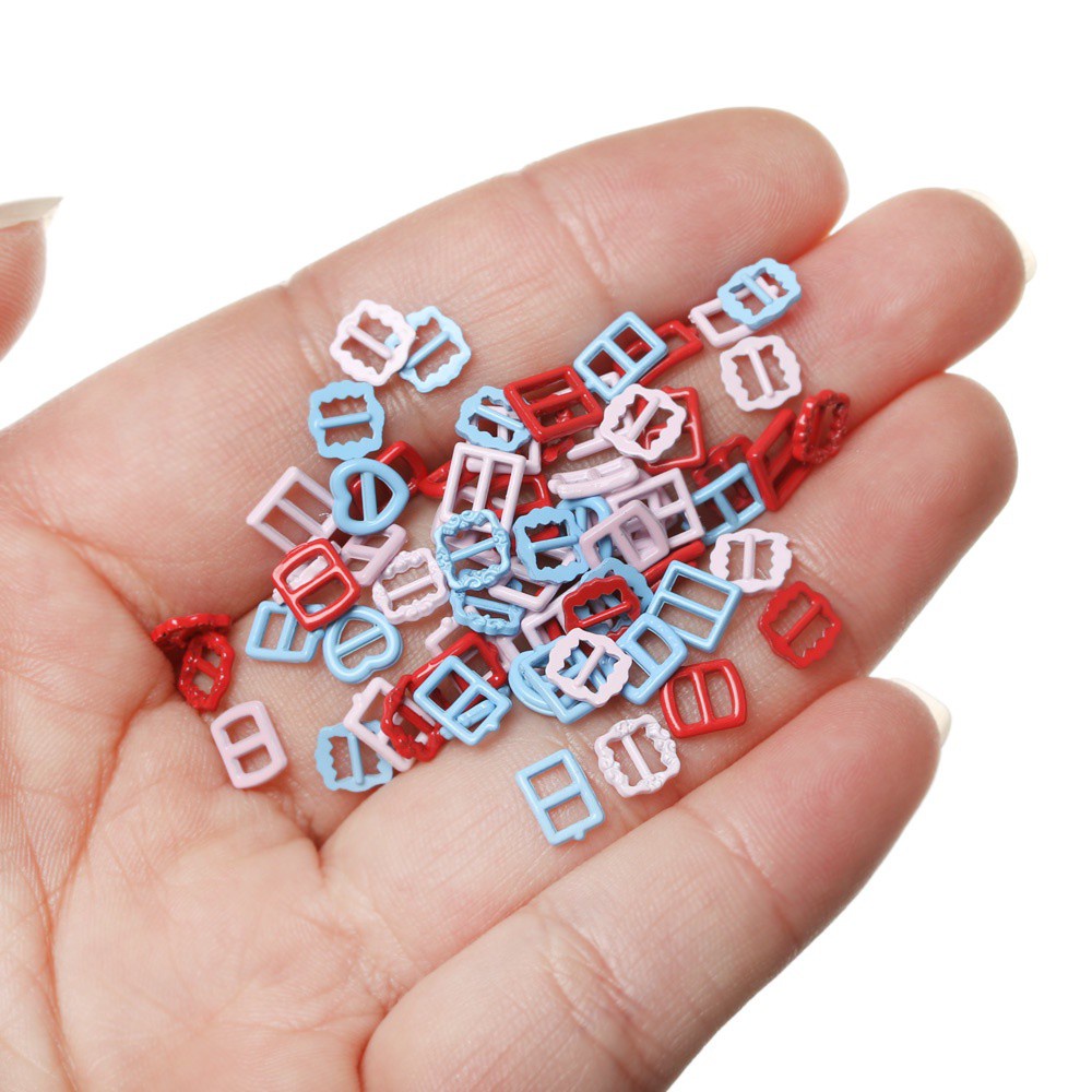 Bộ 20 cái nút áo ba chân 3mm / 3.5mm / 4mm trang trí đồ dùng búp bê DIY