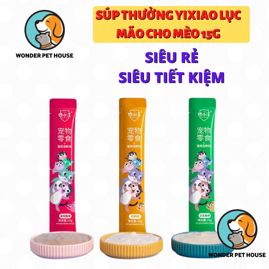 Súp thưởng cho mèo YIXIAO Lục Mão 15g