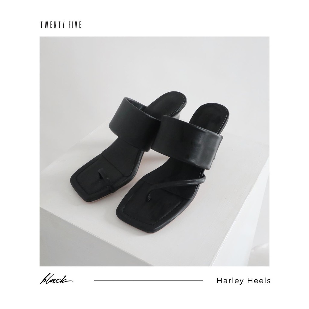 [Mã SKAMLTSM9 giảm 10% đơn 99K] Guốc quai ngang bự - Harley Heels Twentyfive Studio