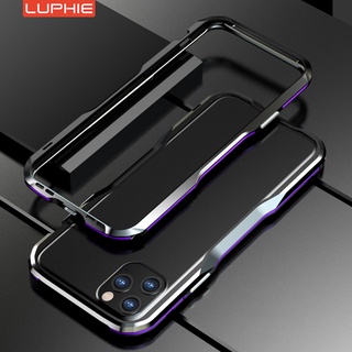 LUPHIE Ốp Điện Thoại Dạng Giáp Bằng Nhôm Chống Sốc Có Viền Kim Loại Cho iPhone 13 12 11 Pro MAX mini 7 8 Plus XR X XS MAX SE 2022