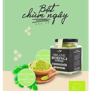 [150g][Date 10.2023] Bột chùm ngây hữu cơ Lumlum Organic Moringa Powder