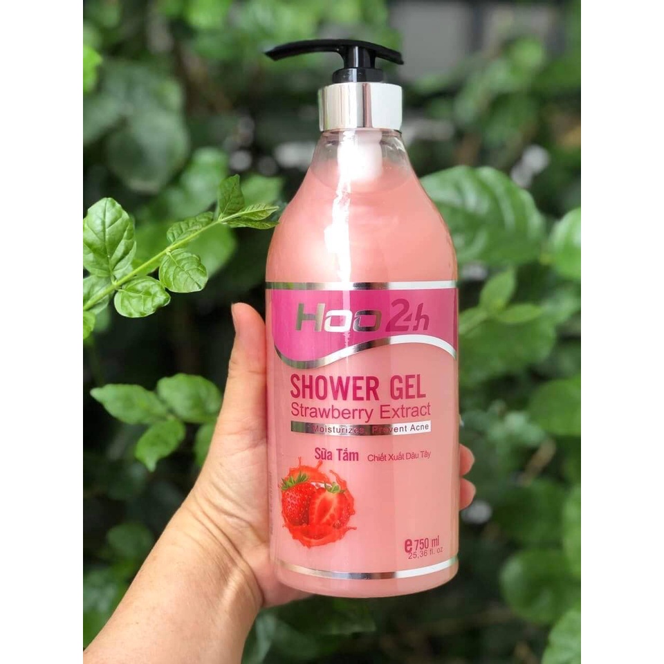 SỮA TẮM TRẮNG DA SHOWER GEL HOO24h HÀN QUỐC CAO CẤP 750ML