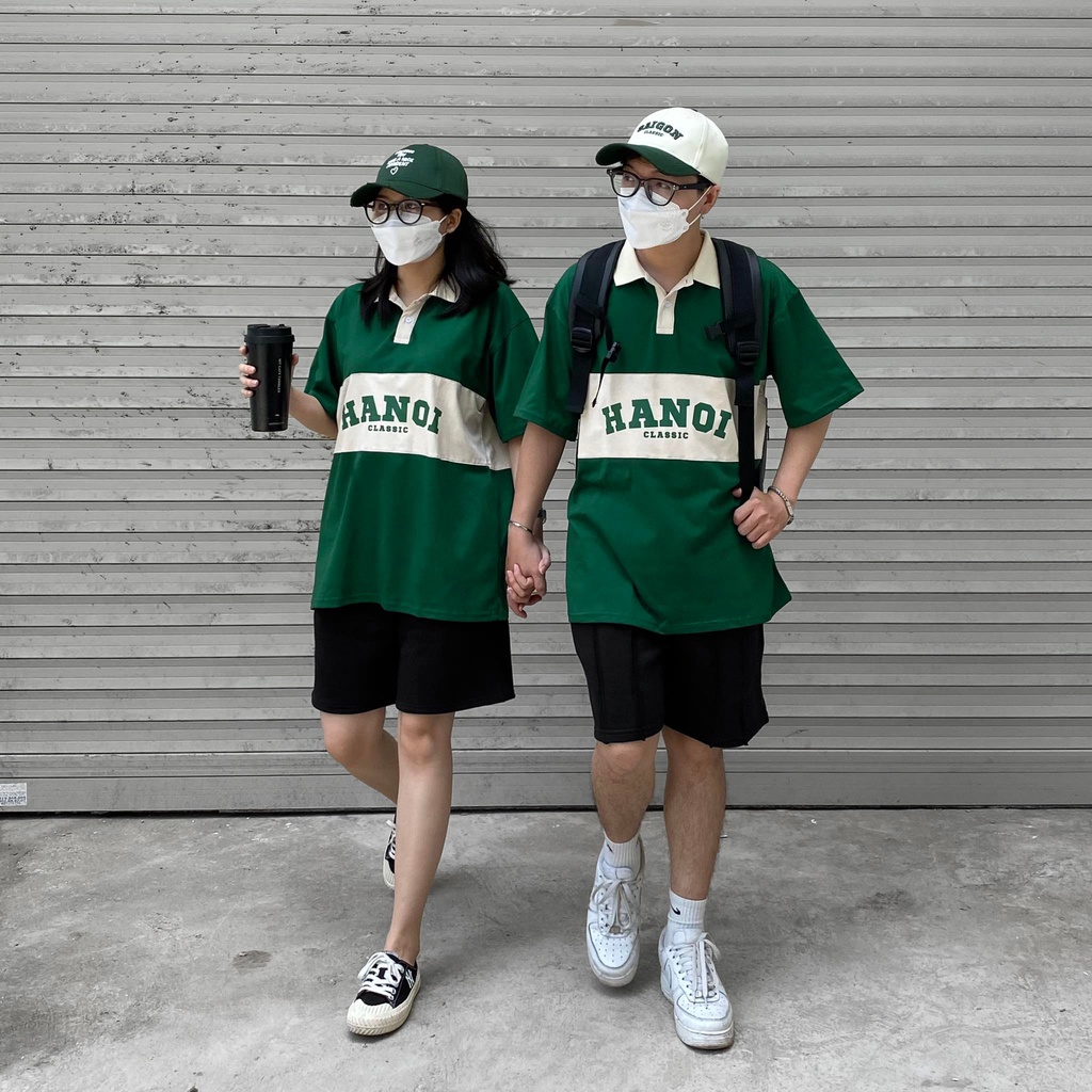 ÁO THUN FF FORM RỘNG POLO HANOI CLASSIC, VẢI THUN 2 CHIỀU COTTON 250GSM