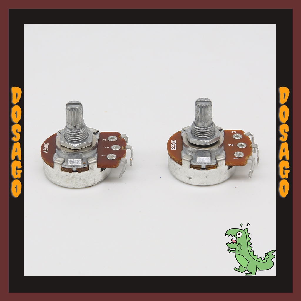 Pot guitar - Biến trở guitar - chiết áp cho đàn guitar điện A500K B500K A250K B250K