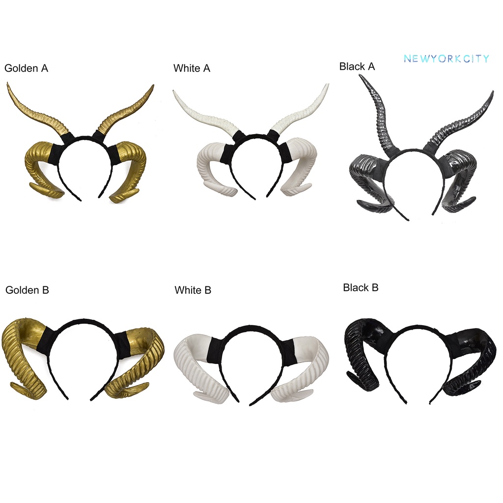 Băng Đô Sừng Nhựa Hóa Trang Động Vật Rừng Cây Cho Tiệc Hóa Trang