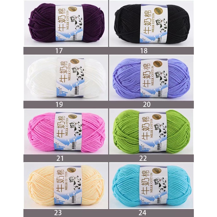 Len Milk Cotton 50g - Bảng 1