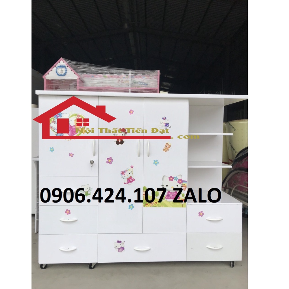 Tủ Nhựa Quần Áo Trẻ Em Kute Cao 1M25X1M4 Dễ Thương Giao Nhnah Nội Thành FreeSHIP HCM giá rẻ