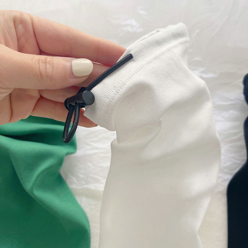 Găng tay chống nắng mùa hè dáng rộng in chữ phong cách Hàn Quốc cho nữ