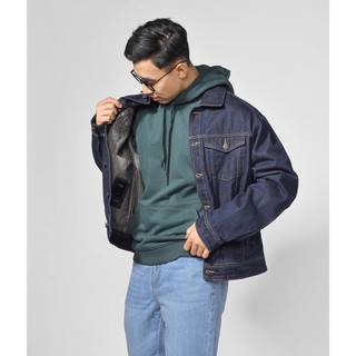 ROUTINE - Áo khoác Jean nam (Jacket denim nam) form Loose 10F20DJA005 shop LA STORE