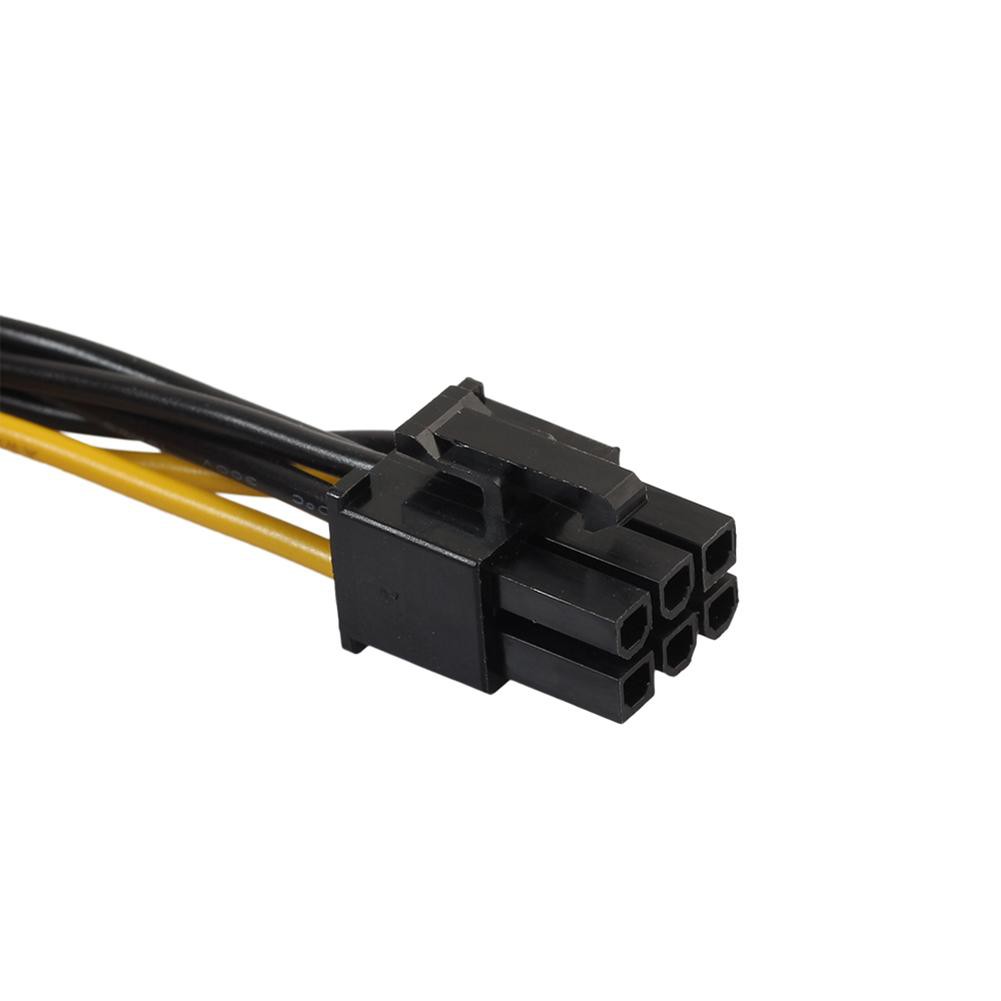 15pin SATA Power to 6pin PCI-e PCI Express Adapter Cable for Video Card