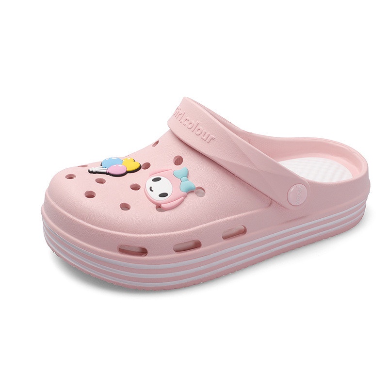 Dép sục y tá, dép crocs siêu nhẹ chống trượt, đi mưa, chống trơn tặng kèm Jibbitz