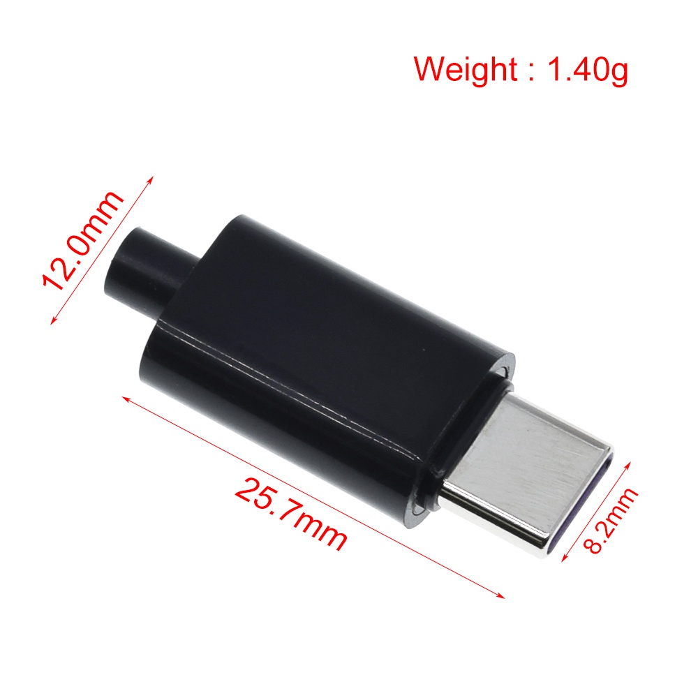 Dây Cáp Sạc Nhanh USB Type-C 65W 5A PD 5Pin PCB + Type A 5Pin USB DIY