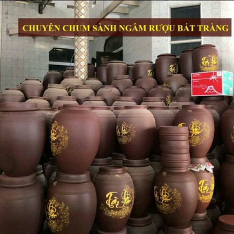 Chum Ngâm Rượu Bát Tràng KHÔNG MEN 5 lít, 10 lít và 20Lít Tài Lộc