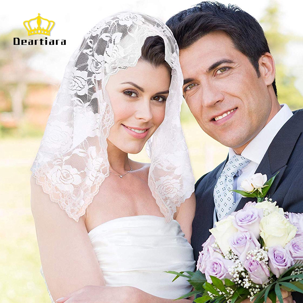 Mạng che mặt phối ren tinh tế cổ điển