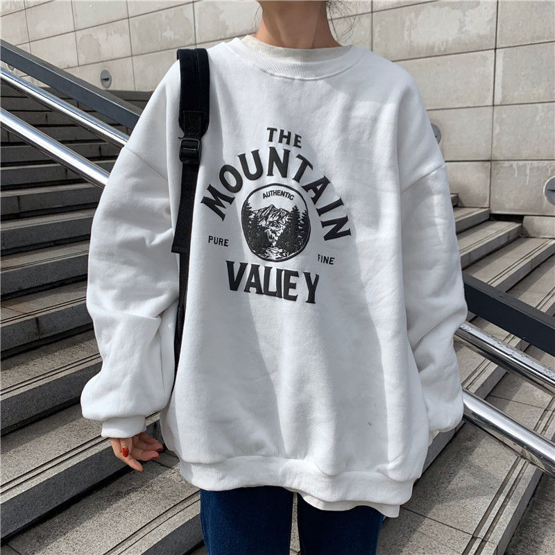 NRVP Áo Hoodie Nữ Tay Dài Thời Trang Hàn Quốc 2021