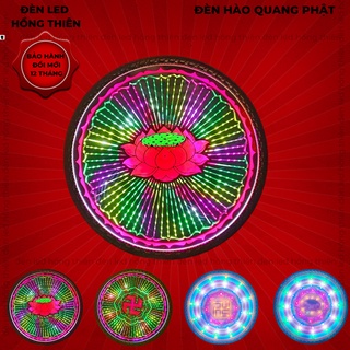 Đèn hào quang cơ và led , hình sen và hình vạn