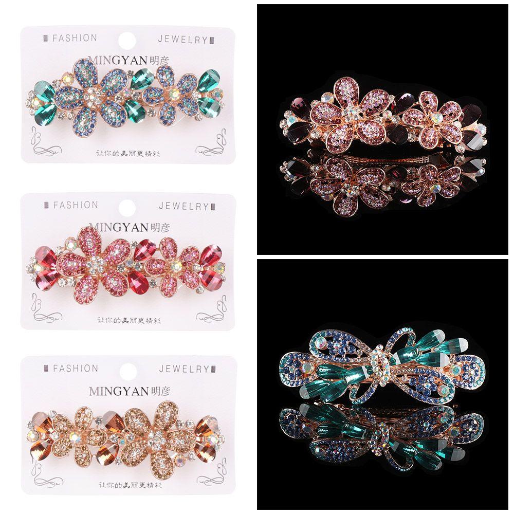 Kẹp Tóc Hoa Nhựa Thời Trang Cho Nữ