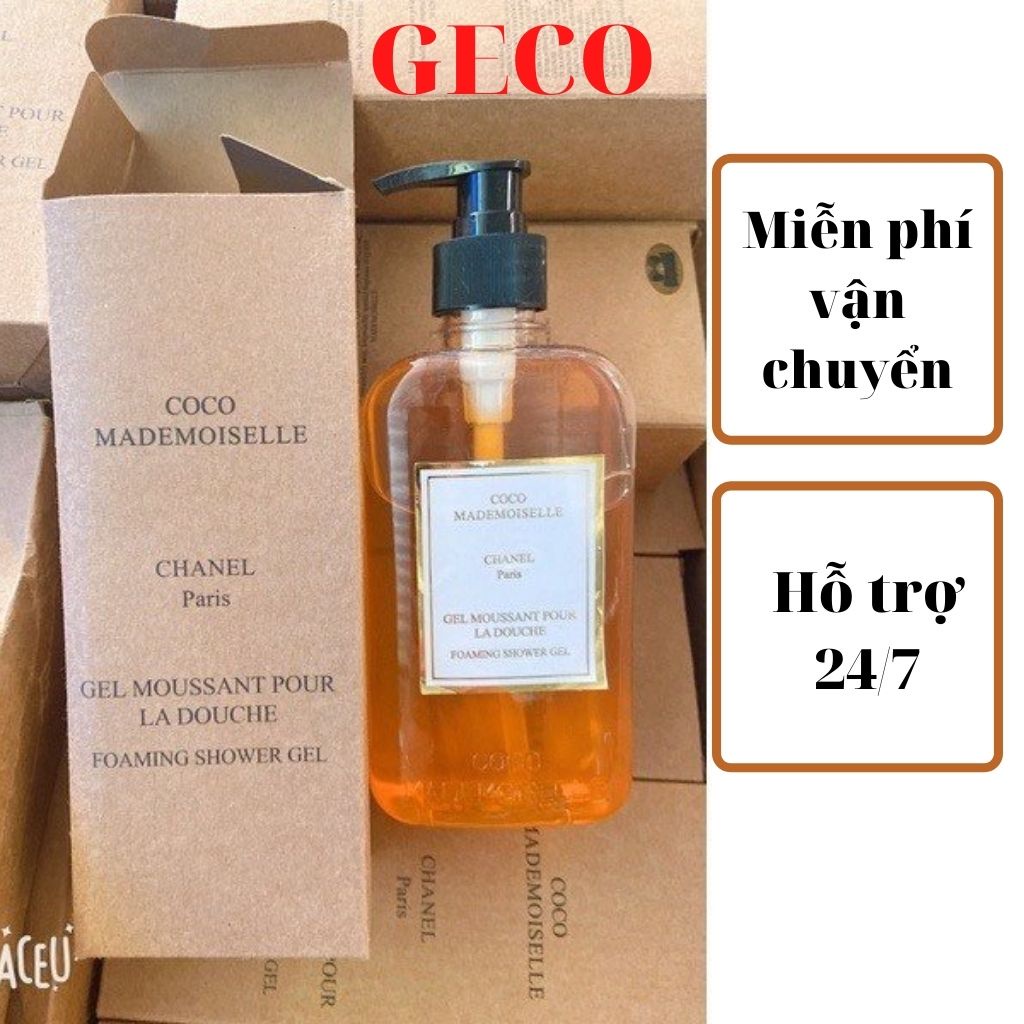 Sữa tắm hương nước hoa COCO chanle, Sữa tắm Mademoiselle Gel 400ml