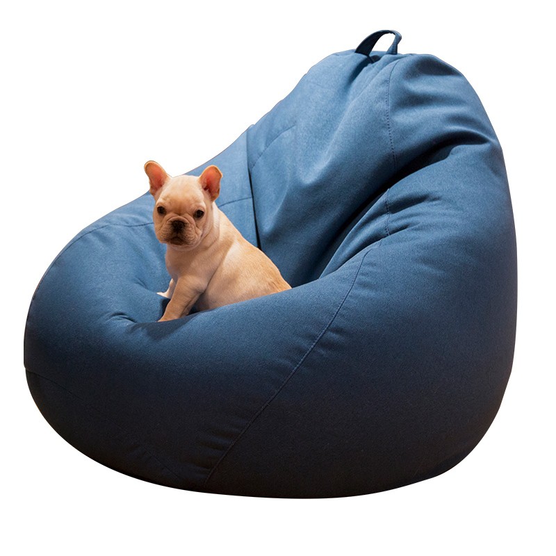 Vỏ áo ghế Beanbag hình trái lê - Vải thô tuyết  mền mịn, êm ái - Ghế tốt cho sống lưng và bệnh đau mỏi lưng, vai gáy