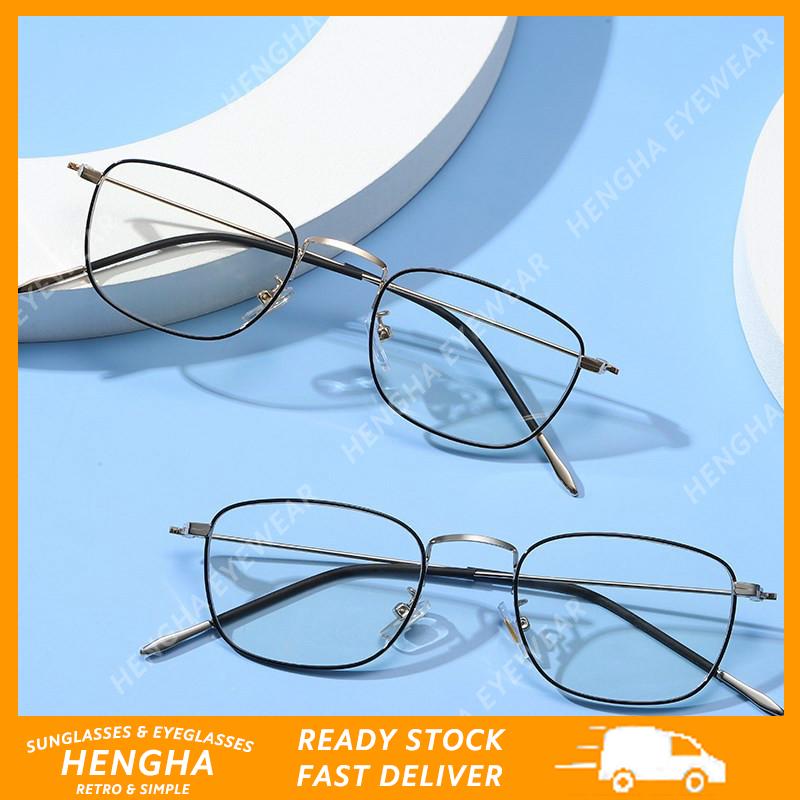 Mắt kính gọng hình bầu dục phong cách Hàn Quốc thời trang dành cho nữ