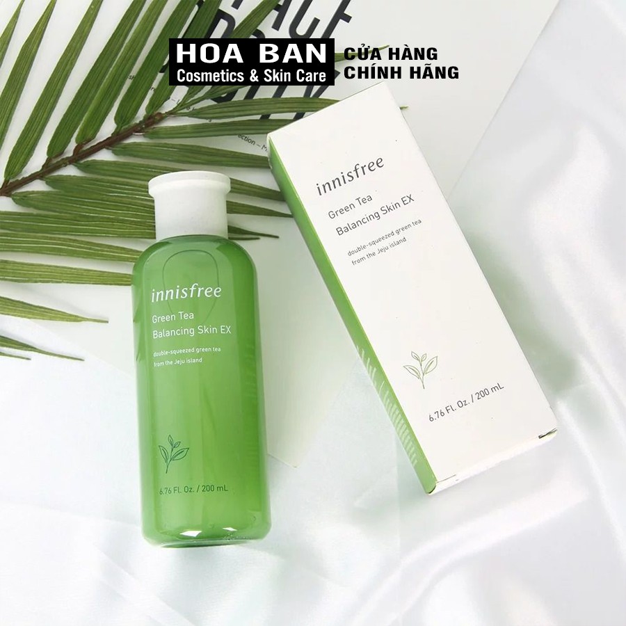 Nước Hoa Hồng Trà Xanh Innisfree Green Tea Balancing Skin EX 200ml - HB0029