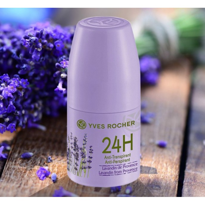 Lăn Khử Mùi Hương Hoa Oải Hương Yves Rocher 24H - 50ml (siêu sale date 2021)