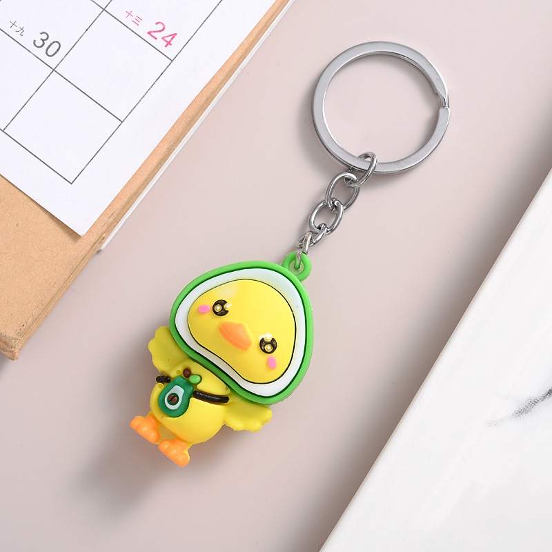 Móc Khóa Pha Lê Hình Trái Cây Dễ Thương Thời Trang Mùa Hè