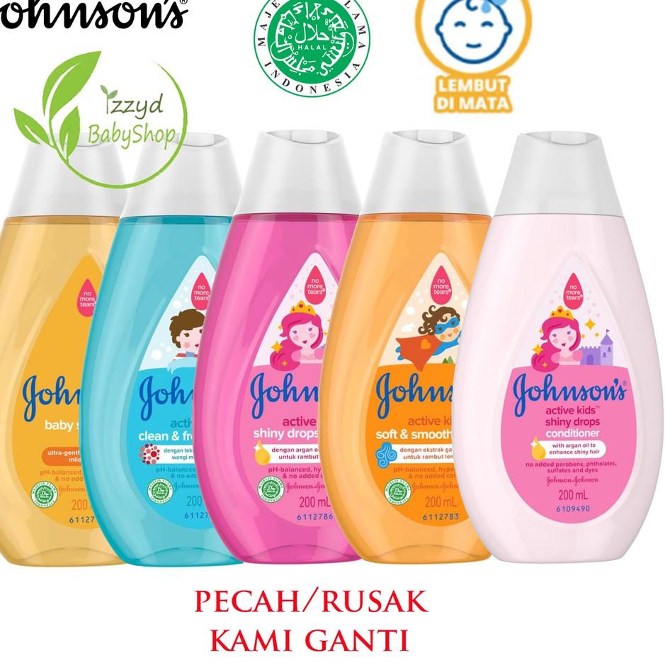 Sản Phẩm Promoi➶ Dầu Gội Đầu Mềm Mại Và Làm Sạch Da Đầu Trẻ Em Johnson'S Actives byayi 200 ml johnsons