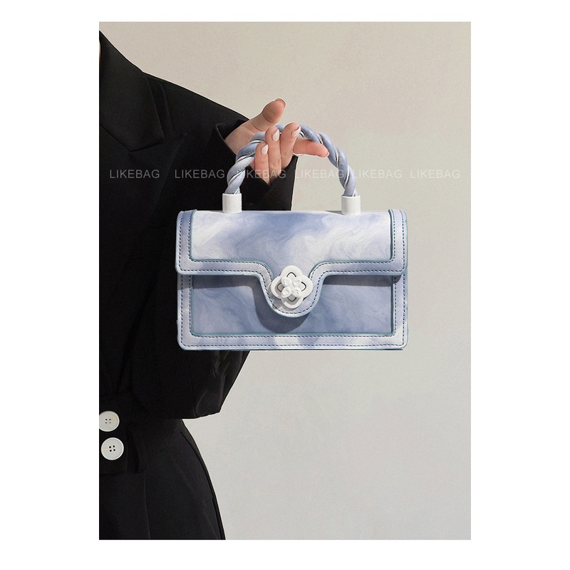 Túi đeo chéo, đeo vai thời trang LIKEBAG màu loang quai xoắn độc lạ 224ST6770-1 - LIBAGI
