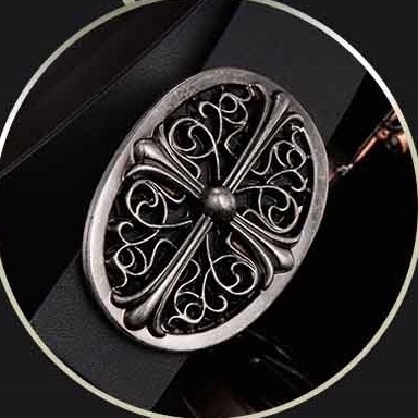 Thắt Lưng Da Khóa Chữ ch Trơn Màu Cho Nam