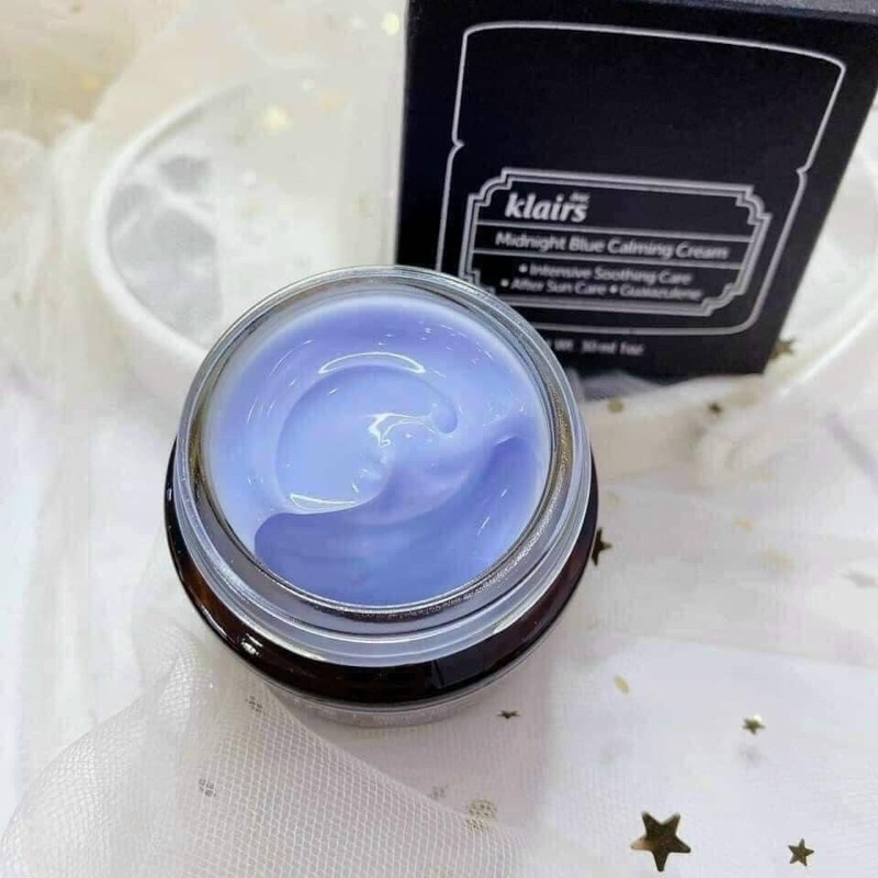 Kem Dưỡng Ẩm Klairs Làm Dịu & Phục Hồi Da Ban Đêm Klairs Midnight Blue Calming Cream