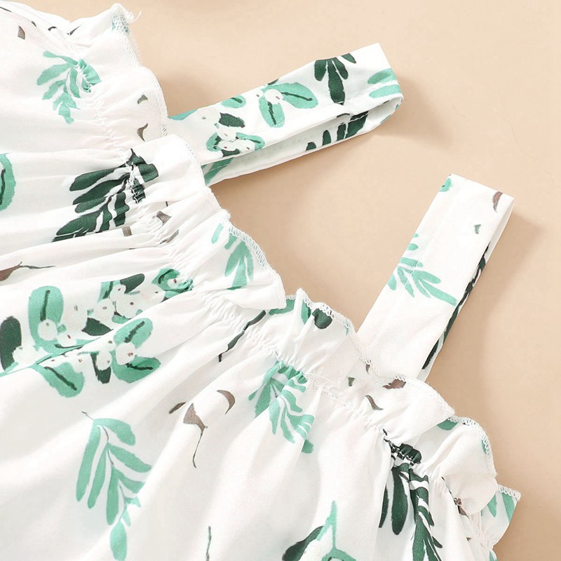 Bộ quần áo 2 mảnh Mikrdoo gồm áo in hoa và quần ngắn thiết kế thời trang mùa hè cho bé gái