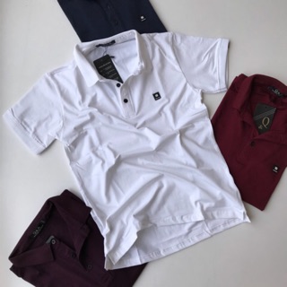 Áo phông nam có cổ màu trắng Áo nam Việt Hà Nội shop