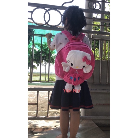 Balo trẻ em mèo cute  mầm non cho bé gái