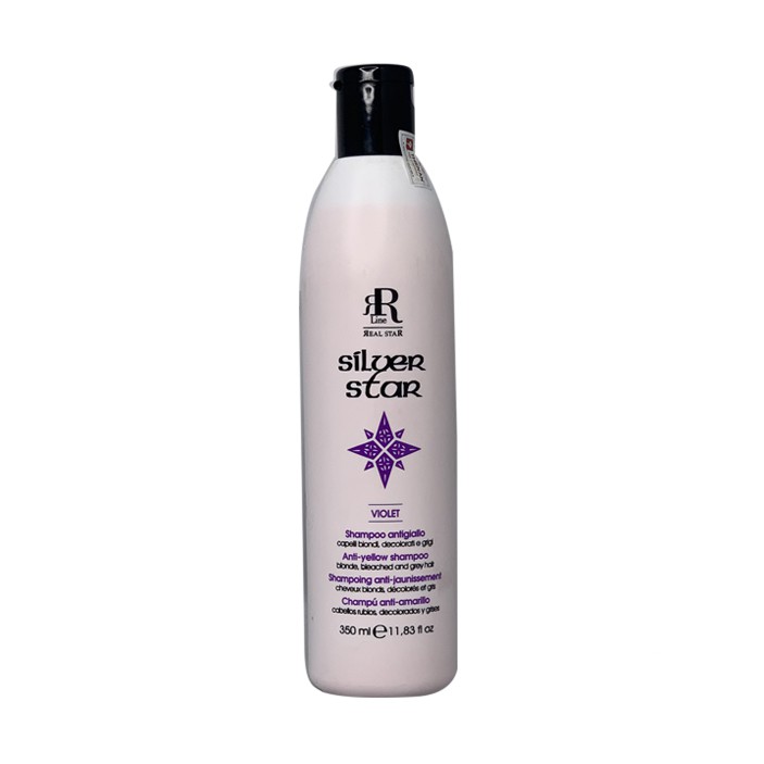 Dầu gội tím khử vàng chăm sóc và làm sáng màu tóc tẩy, tóc nhuộm RRline Therapy Sliver Shampoo