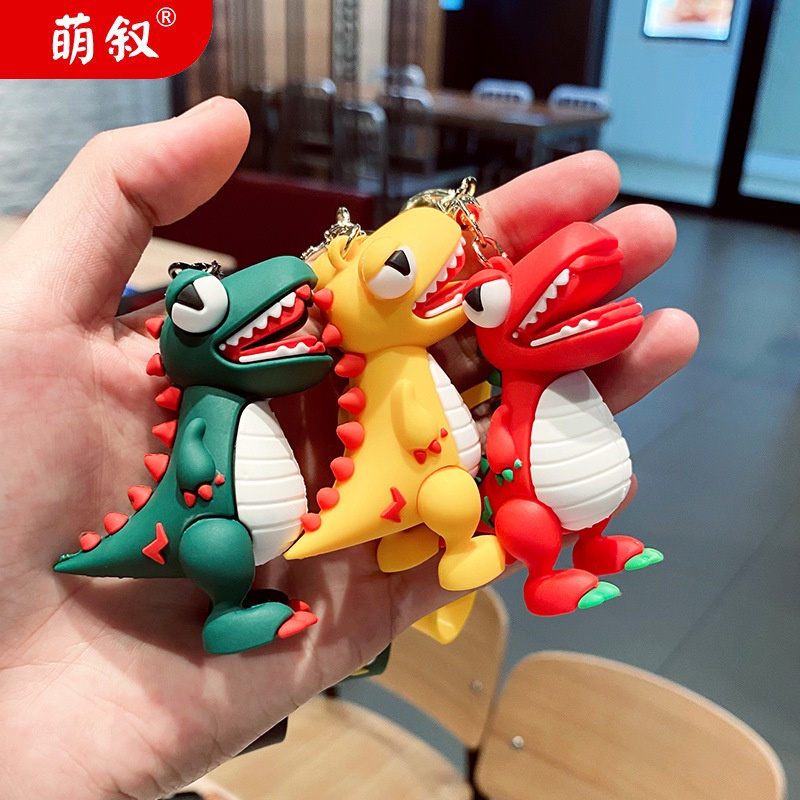 Móc Khóa Hình Khủng Long Hoạt Hình Dễ Thương