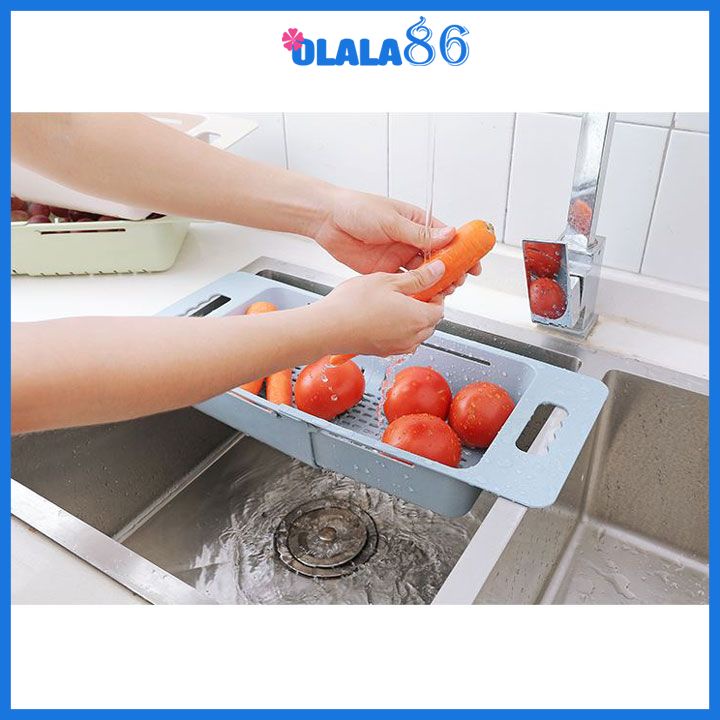 Khay gác , bộ rổ gác bồn rửa bát nhựa Việt Nhật cao cấp Olala 86