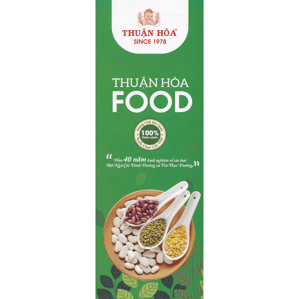 Bột Gạo Lứt Mè Đen 80G/200G THUẬN HÒA FOOD Giảm Cholesterol,  Điều Hòa Huyết Áp, Thích Hợp Giảm Cân Tự Nhiên