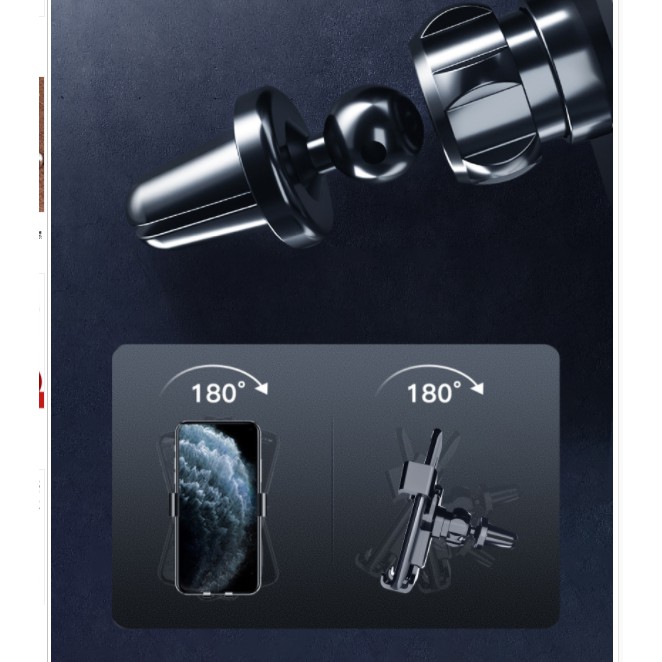Kẹp Điện Thoại Ô tô💖𝐅𝐑𝐄𝐄 𝐒𝐇𝐈𝐏💖Giá đỡ điện thoại trên ô tô xoay 360 độ gắn cửa điều hòa tiện lợi | BigBuy360 - bigbuy360.vn