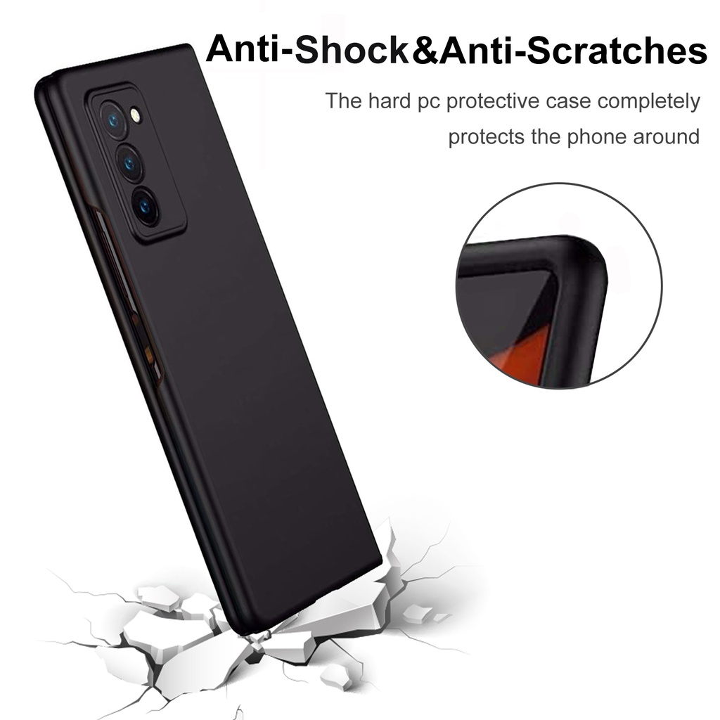 Miimall Ốp điện thoại cứng bảo vệ chống sốc dành cho Samsung Galaxy Z Fold 2 5G