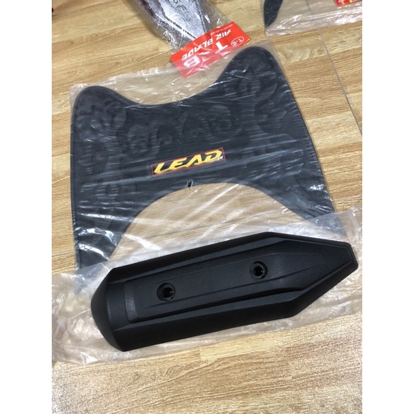 Giá trọn bộ 2 món Ốp Pô +Sàn chân xe LEAD 2013->2018 (cực đẹp giá rẻ )