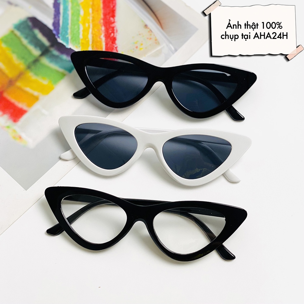 Mắt kính mắt xếch cô ba Sài Gòn💖FREESHIP💖gọng kính mát nam nữ unisex cao cấp AH341