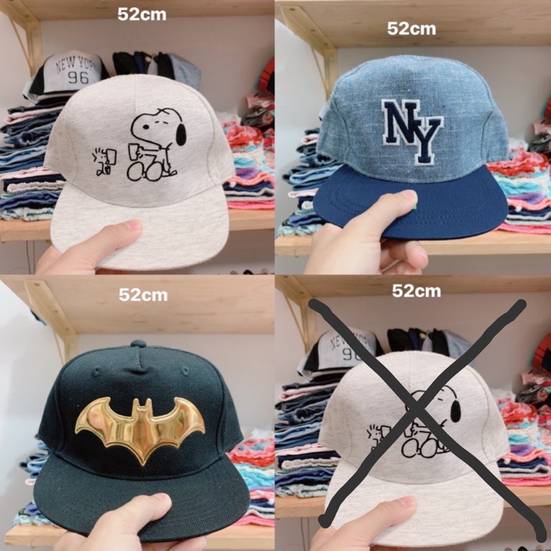 MŨ HM BÉ TRAI NHIỀU MẪU