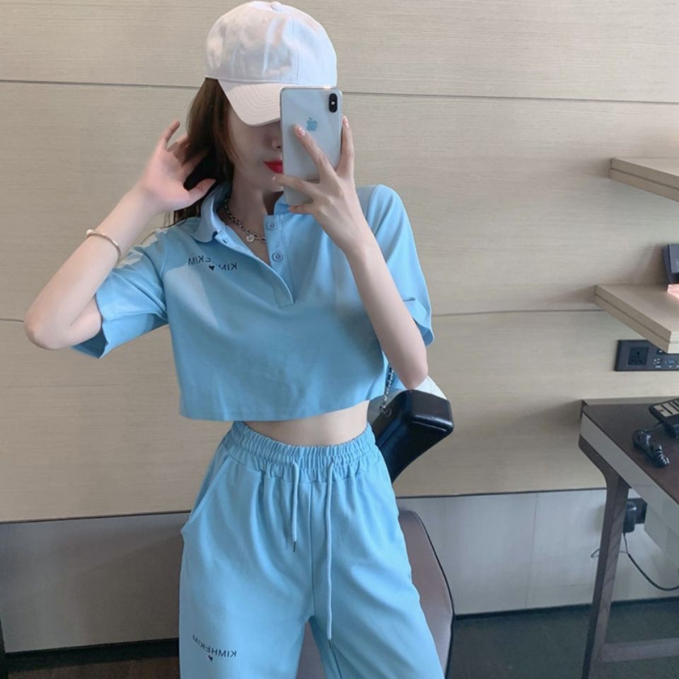 Set Đồ Thể Thao Lưng Cao Thời Trang Mùa Hè Cho Nữ