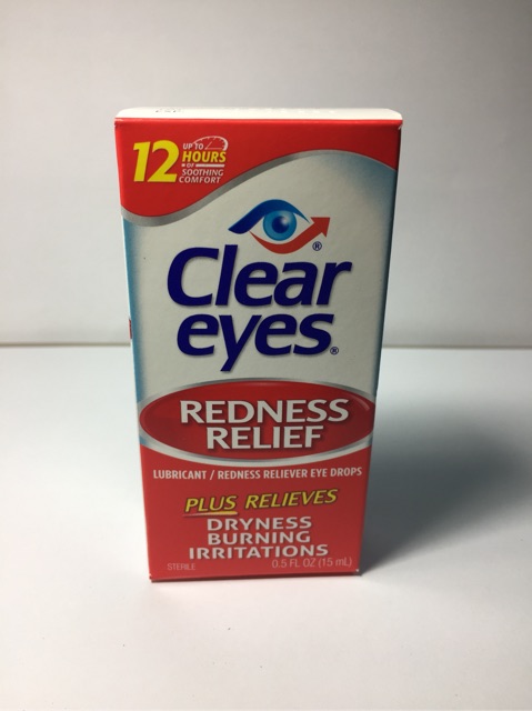 {USA} Thuốc nhỏ mắt Clear Eyes Redness Relief và Maximum itchy - xách tay mỹ
