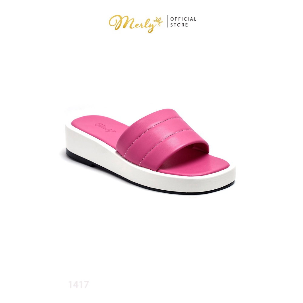 Dép đế bánh mì quai ngang Merly 1417