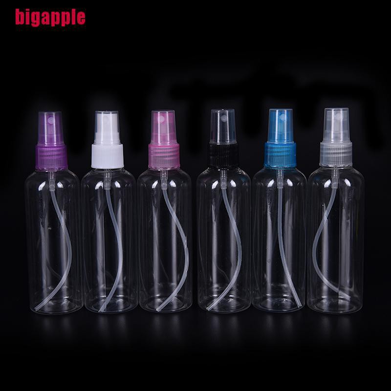 Bình Xịt Nước Hoa Mini Bằng Nhựa Trong Suốt Dung Tích 100ml
