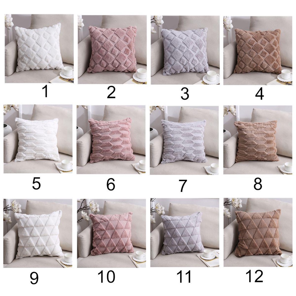 Vỏ Gối Hai Mặt 45 * 45CM Bằng Vải Bông Sang Trọng Trang Trí Ghế Sofa