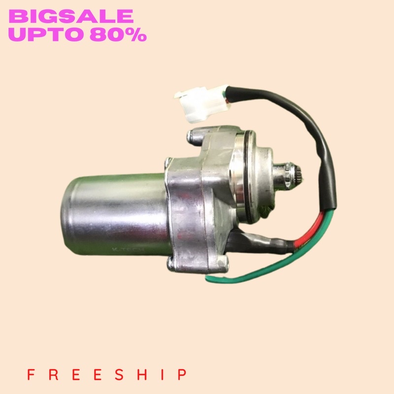 Củ đề xe máy Wave, dream lõi đồng 2 bạc đạn, củ đề dream cao cấp, mô tơ đề dream